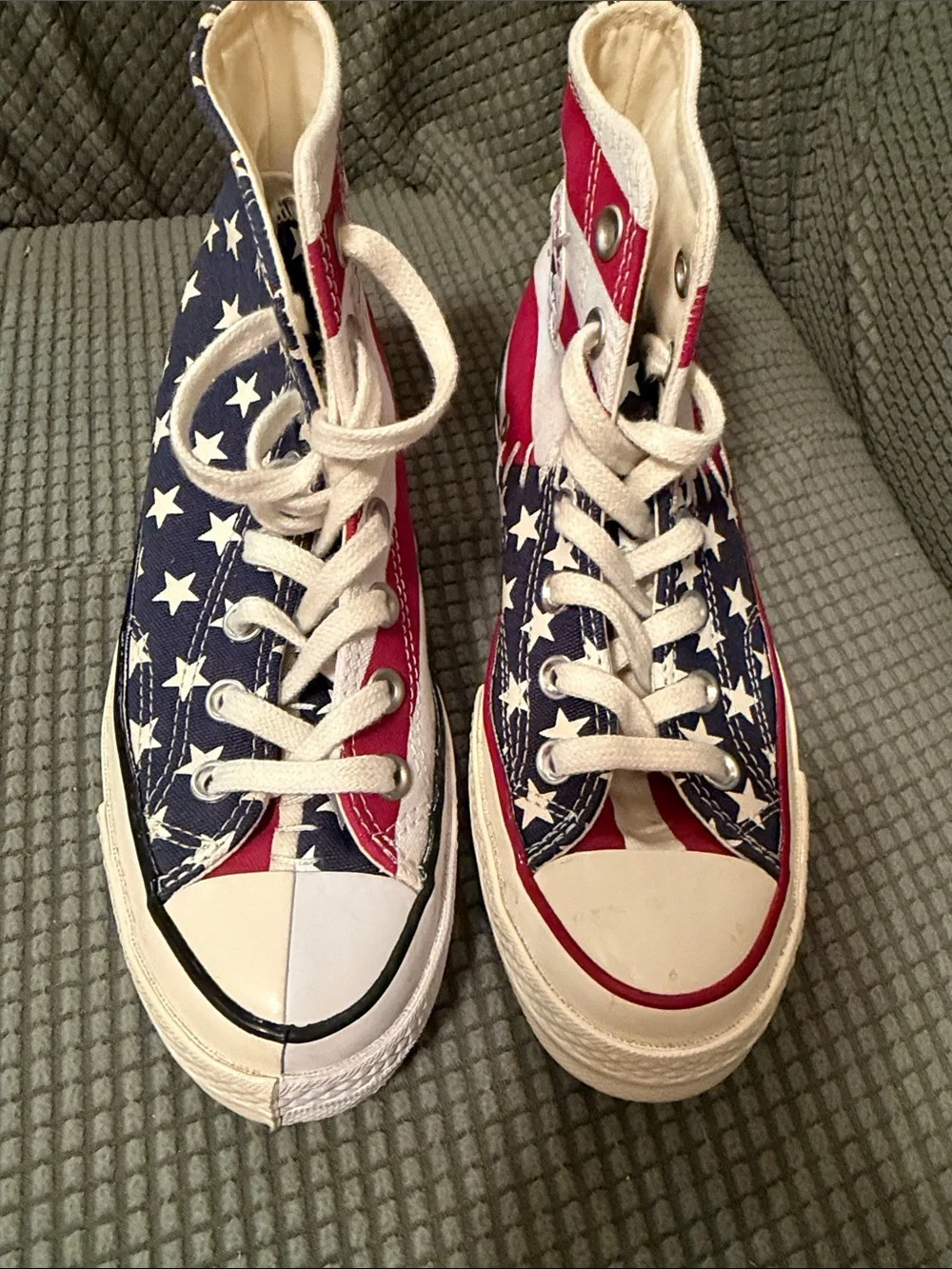 Converse Chuck Taylor American flag Mens 3. Womens 5